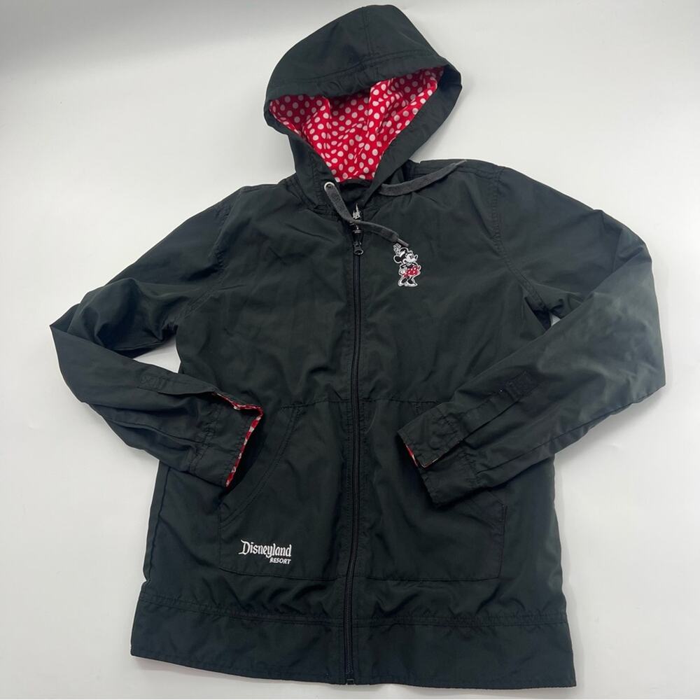 Disneyland Resort Disney Parks Black Windbreaker Jacket Minnie Mouse Women’s XS